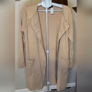 J Crew, tan, Juliette cardigan, wool, small